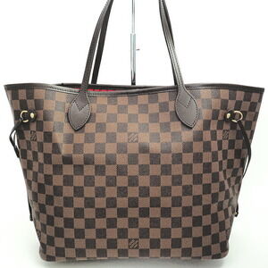 Louis Vuitton Neverfull Damier Tote Bag Black